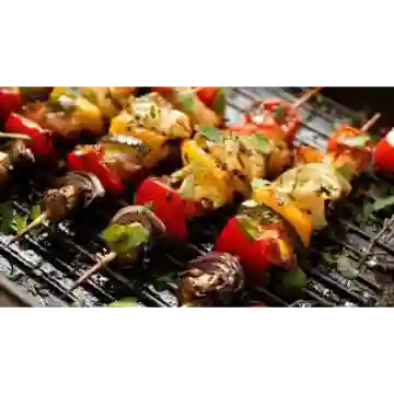 Brocheta de vegetales