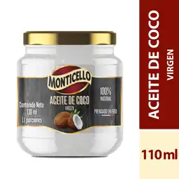 Monticello Aceite de Coco Virgen x 110 ml 