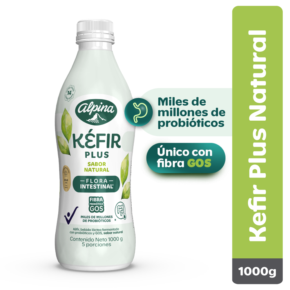 Kéfir Plus Alpina sabor natural 1000g