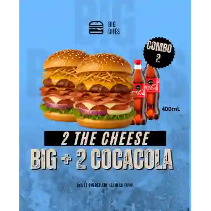 2 The Cheese Big + Cocacola