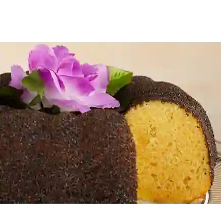 Ponqué de Limón y Amapola (8 Porciones)