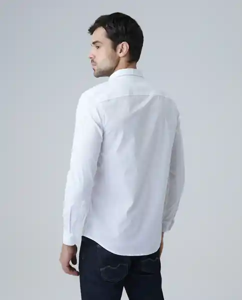 Camisa Carbon M/l Blanco Puro Claro Talla M Hombre Chevignon