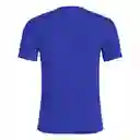Adidas Camiseta Adizero E Tee Para Hombre Azul Talla XL