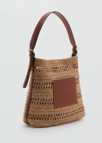 Bolso M Sifnos Cuero Talla 99 Mujer Mango