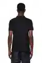 Diesel Camiseta Polo T-Harry-Romohi Negro/Cierre Talla XL