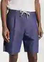 Bermuda Alfonso Navy Talla 38 Hombre Mango