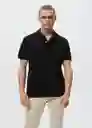 Polo Rea Negro Talla L Hombre Mango