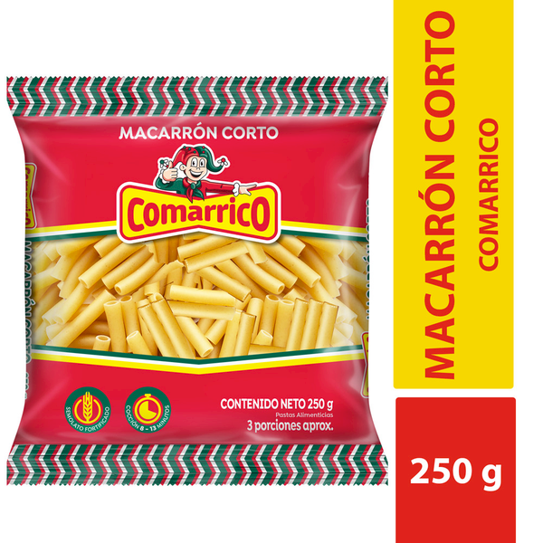 Comarrico Macarrón Corto Pastas 250 g