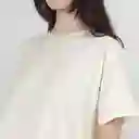 Cuello Redondo Manga Corta Blanco Talla M 720144