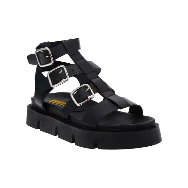 Sandalias Plataforma Fontana Negro 38