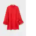 Vestido Mendes Rojo Talla M Mujer Mango