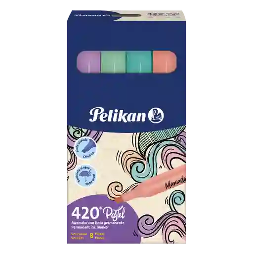 Marcador Pelikan Pastel X 8