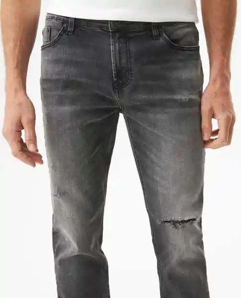 Jean Skinny Fit-Rider Gris Grafito Ultraoscuro 34/32 Chevignon