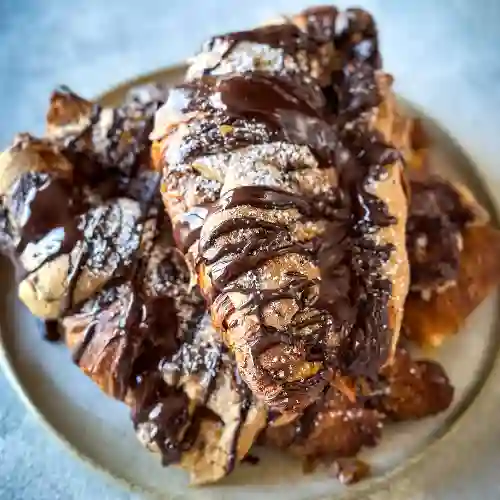 2 Crookies con Salsa de Chocolate