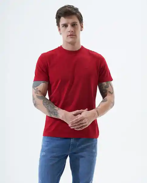 Camiseta Hombre Rojo Talla M 840C000 Americanino