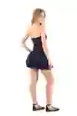 Vestido Corto Nuhain Azul Oscuro Talla XS Mercedes Campuzano