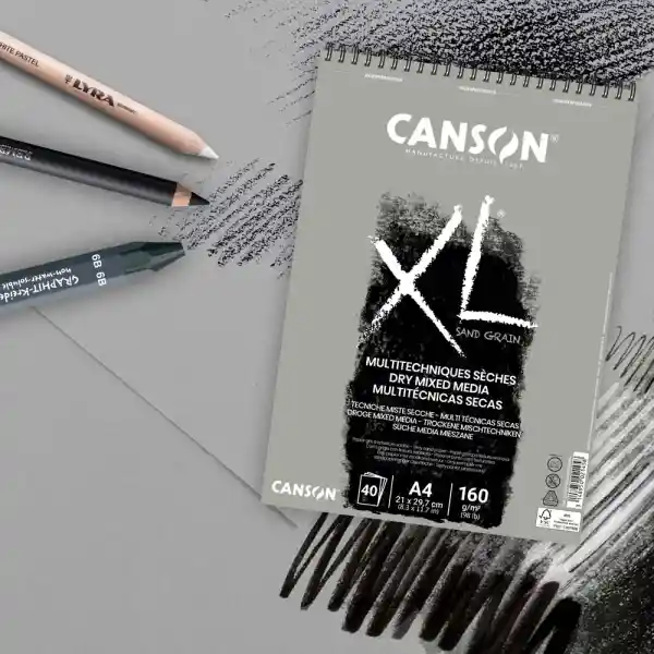 Canson Block XL Sand Grain Gris