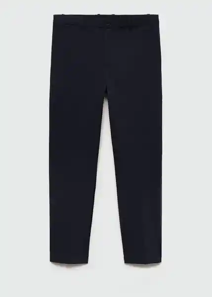 Pantalón Bologna Navy Talla 44 Hombre Mango