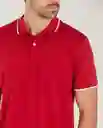 Camisa Polo Rojo Talla S Rifle190e001