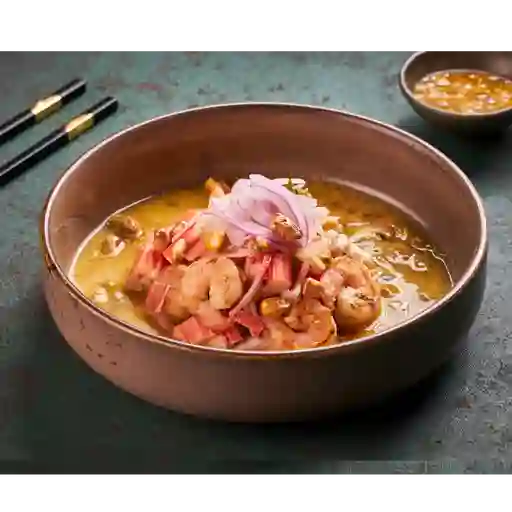 Ceviche de camarón y palmitos