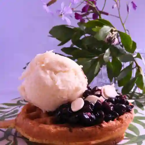 Waffle Pop con Helado