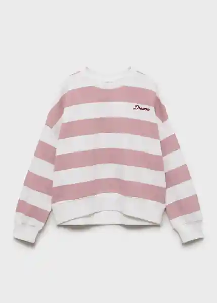 Buzo Sudadera Dreamer Rosa Talla 10 Niña Mango