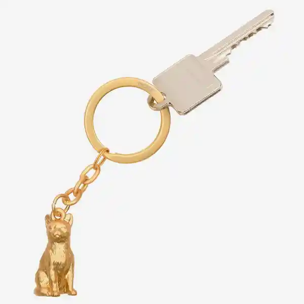 Troika Llavero Cleopatra Gato Dorado
