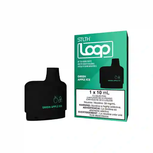 Stlth Vapeador Loop Pod Green Apple Ice