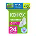 Toallas Femeninas Kotex Normal 24 Und