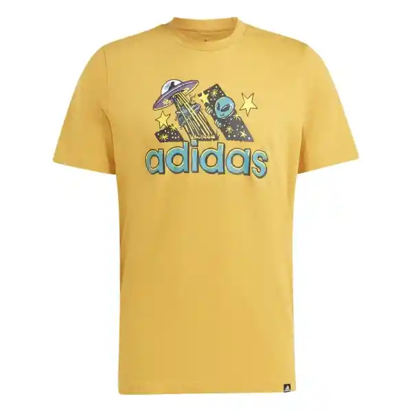 Adidas Camiseta M Doodle F T Para Hombre Amarillo Talla L