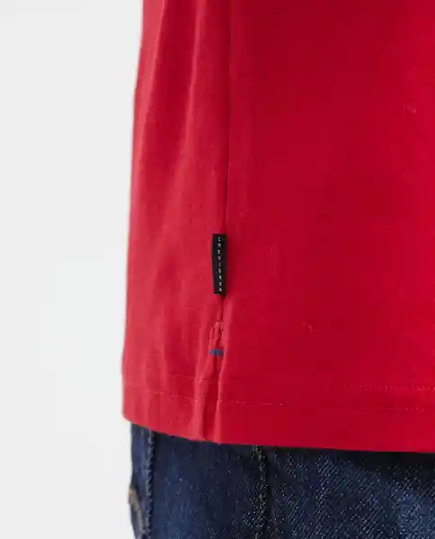 Camiseta Ch57 Graphic Masculino Rojo Chili Oscuro T M Chevignon