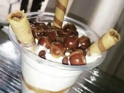 Malteada decorada
