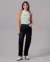 Camiseta Mujer Verde Canton Medio Talla S 72591 Rifle