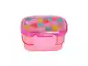 Recipiente Para Lonchera Rosa 13.5 x 10.3 x 7.8 cm Casaideas