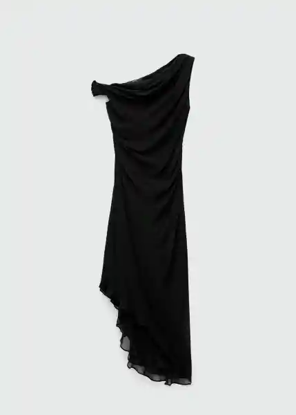 Vestido Laila2 Negro Talla S Mujer Mango