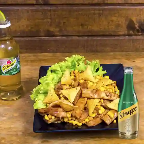 Combo Mazorcada de Res + Schweppes Ginger Ale 300ML