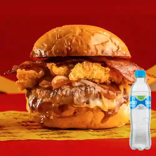 Combo Hamburguesa Prime + Brisa Sin Gas 600 ml