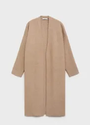 Abrigo Ringon Piedra Talla S Mujer Mango