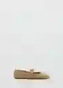 Zapatos Cotton Camel Talla 36 Mujer Mango
