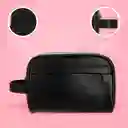 Cosmetiquera Tipo Piel Negro Miniso