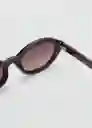 Gafas de Sol Flor Marrón Talla 99 Mujer Mango