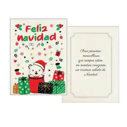 Every Days Tarjeta Ecológica Navidad Mediana 66119