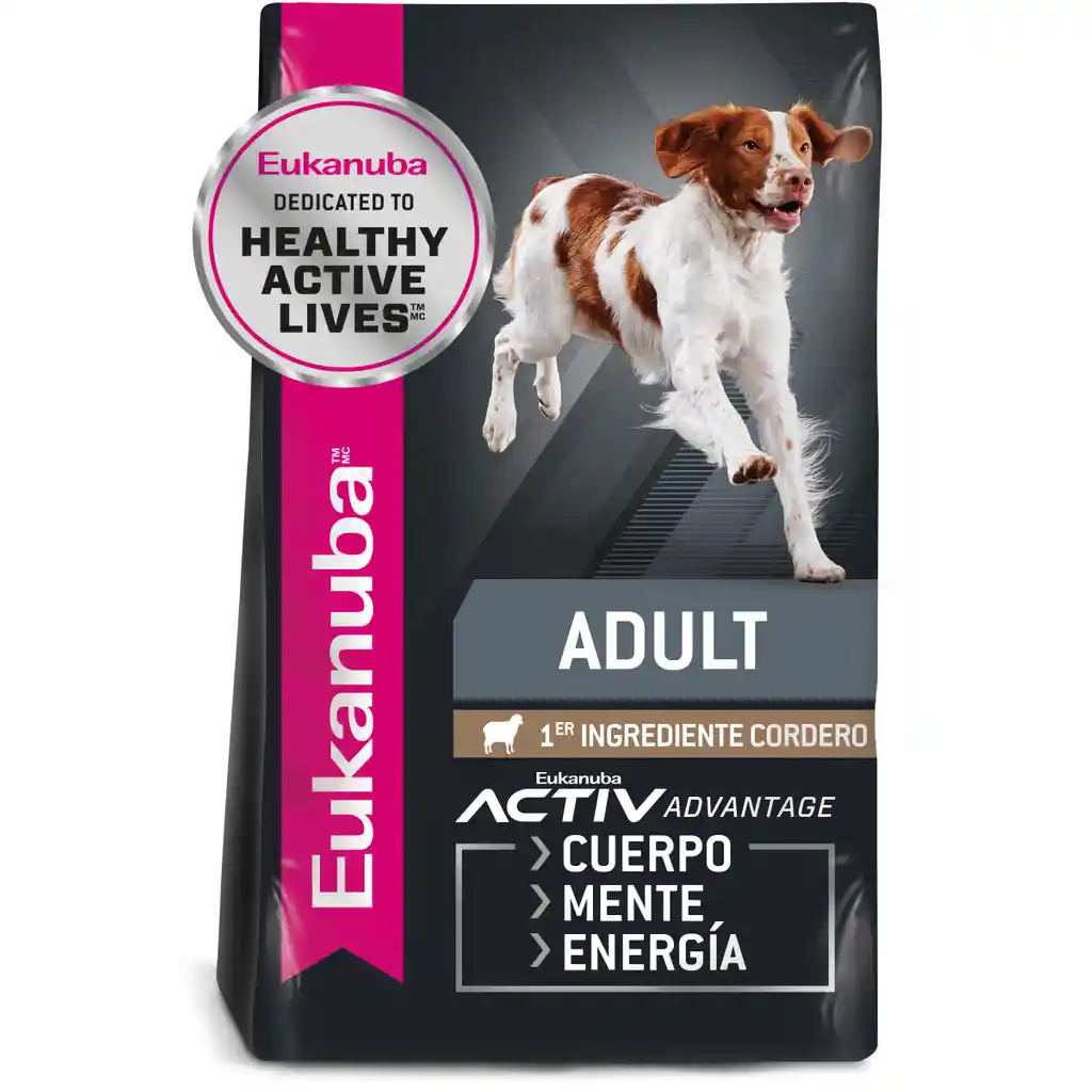 Eukanuba Alimento Para Perro Adulto Raza Mediana Cordero 15 Lb