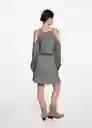 Vestido Chic Khaki Talla 21 Teen Niñas Mango