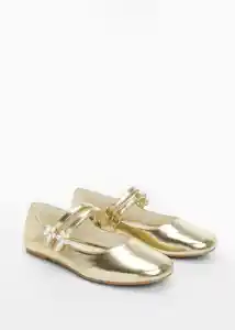 Zapatos Aila-A Oro Talla 34 Niñas Mango