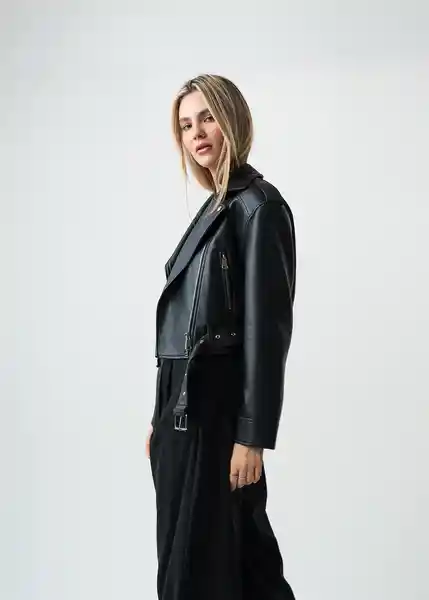 Chaqueta Mujer Negro Puro Ultraoscuro Talla L 522G085 Naf Naf
