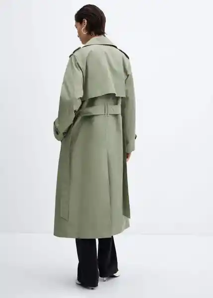 Gabardina Trench Angela Khaki Talla 24 Mujer Mango