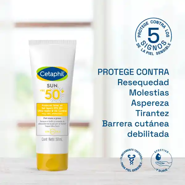 Cetaphil Protector Solar Sun Ultra Matte & Oil Control FPS 50+