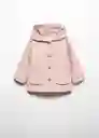 Chaqueta Grace Rosa Talla 66 Niñas Mango