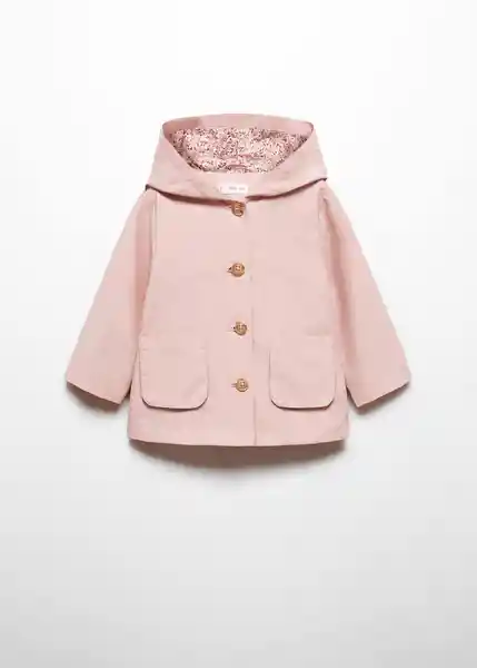 Chaqueta Grace Rosa Talla 66 Niñas Mango